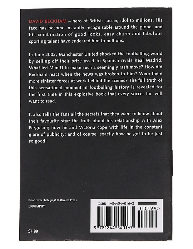 David Beckham: The great Betrayal - Virginia Blackburn - Elämäkerrat ja muistelmat - 10105574601 - 1