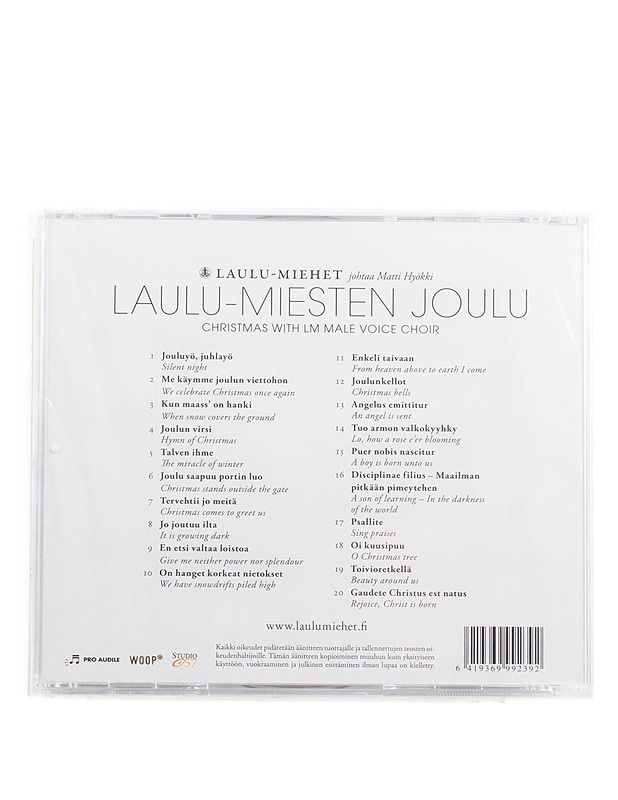 Laulu-miehet - Laulu-miesten joulu - CD - Musiikki ja elokuvat - 10105574607 - 1