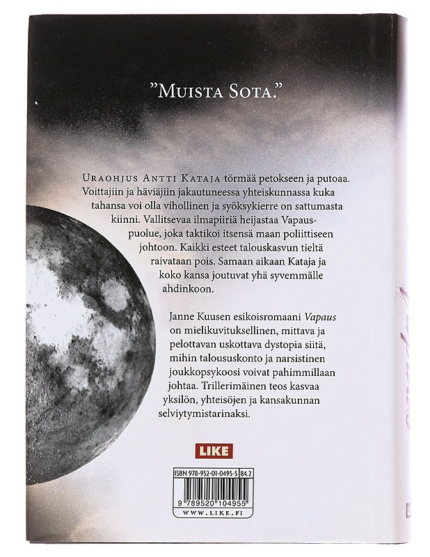 Vapaus : fiktio : kolme kirjaa - Janne Kuusi - Romaanit ja novellit - 10105574650 - 1