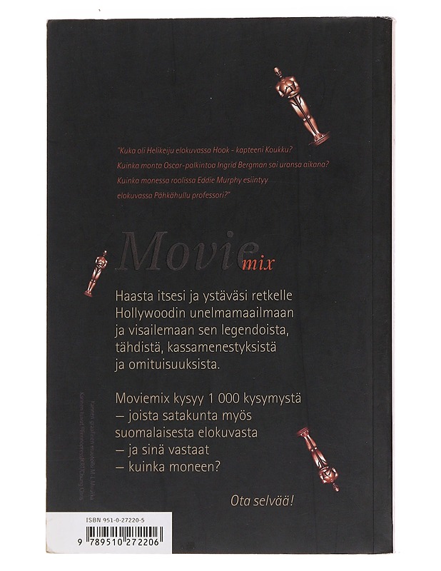 Moviemix : 1000 kysymystä elokuvasta - Musiikki- ja elokuvakirjat - 10105574671 - 1