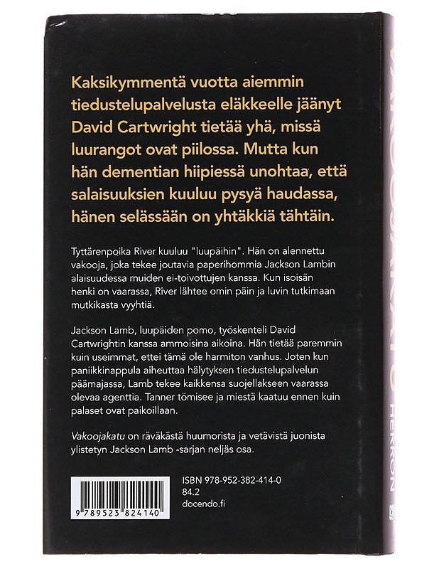 Vakoojakatu - Herron, Mick - Romaanit ja novellit - 10105574677 - 1