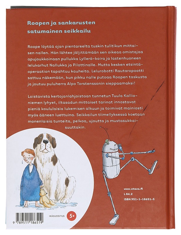 Tule takaisin, pikku nalle - Kallioniemi, Tuula - Lastenkirjat - 10105574687 - 1