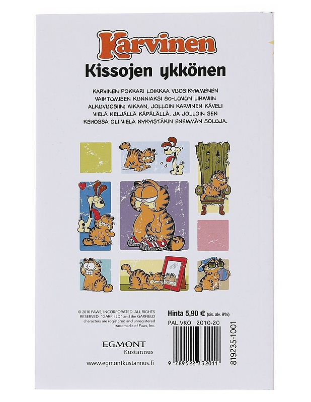 Karvinen : pakko olla maanantai - Davis, Jim - Sarjakuvat - 10105574722 - 1
