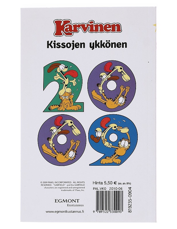 Karvinen : ei voi saada paljon, jos ei pyydä paljon - Davis, Jim - Sarjakuvat - 10105574728 - 1