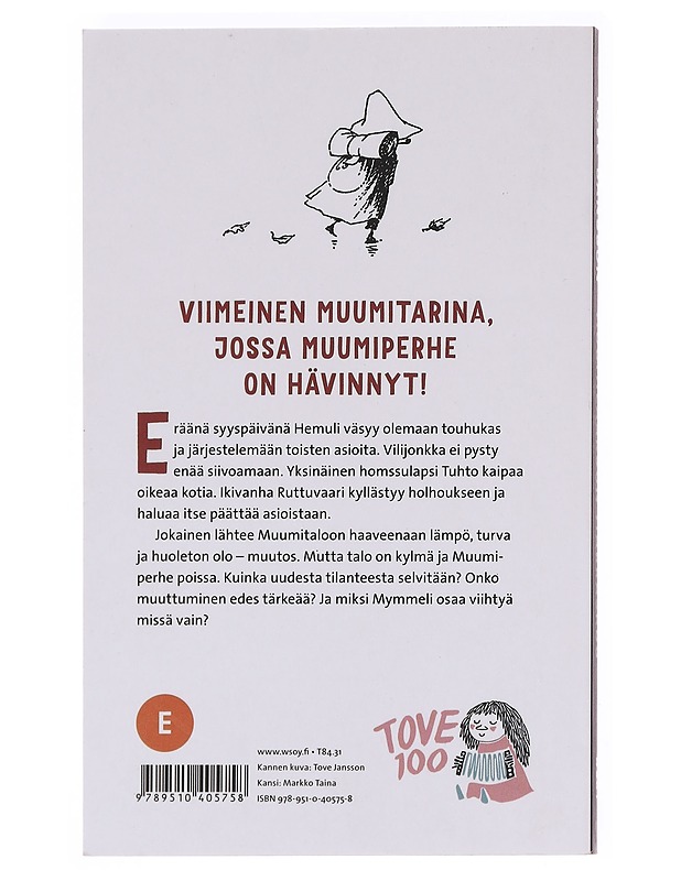 Muumilaakson marraskuu - Jansson, Tove - Romaanit ja novellit - 10105574797 - 1