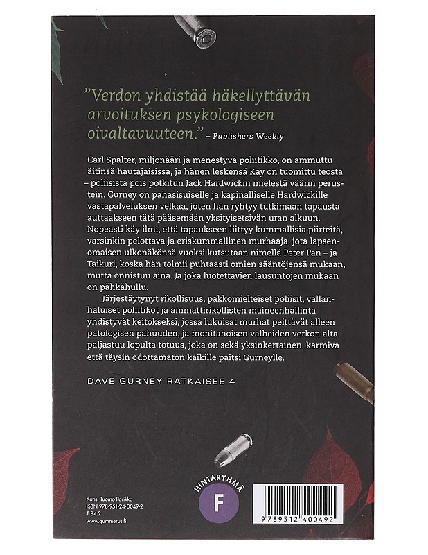 Tappakaa Peter Pan - Verdon, John - Romaanit ja novellit - 10105574830 - 1
