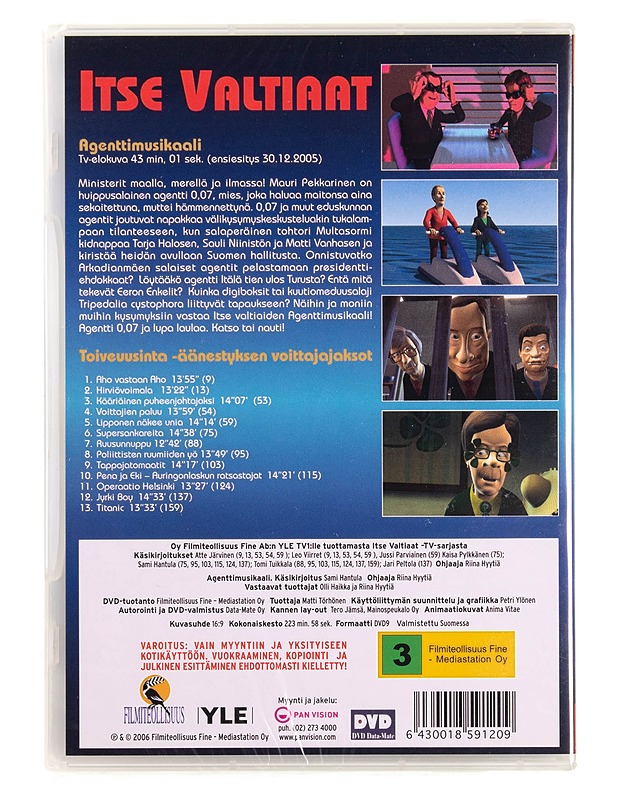 Itse valtiaat #5 Agenttimusikaali  - DVD - DVD-elokuvat - 10105574894 - 1