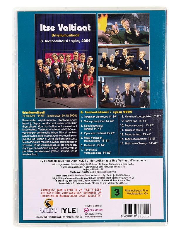 Itse valtiaat #4 Urheilumusikaali  - DVD - DVD-elokuvat - 10105574900 - 1