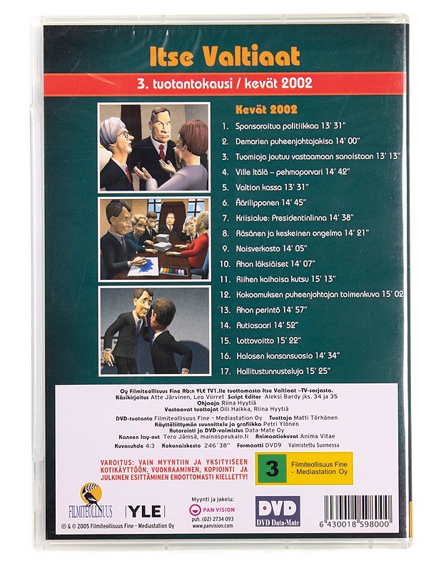 Itse valtiaat Arkistojen aarteita  - DVD - DVD-elokuvat - 10105574923 - 1