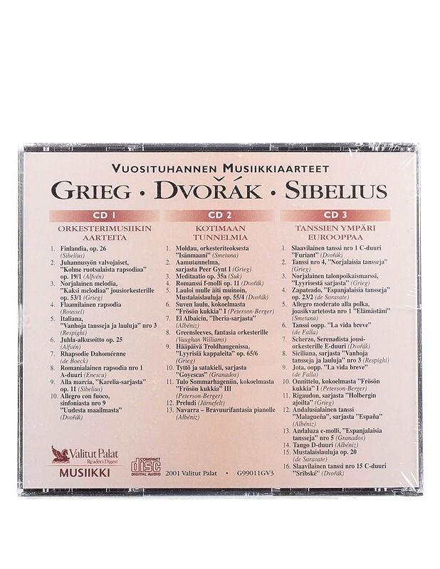 Grieg, Dvorak ja Sibelius - Musiikillisia maisemia - CD - Musiikki ja elokuvat - 10105574947 - 1