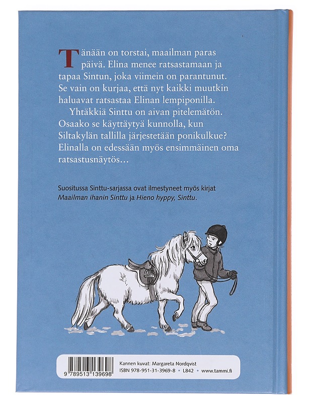 Torstaina nähdään, Sinttu - Lin Hallberg - Lastenkirjat - 10105574965 - 1