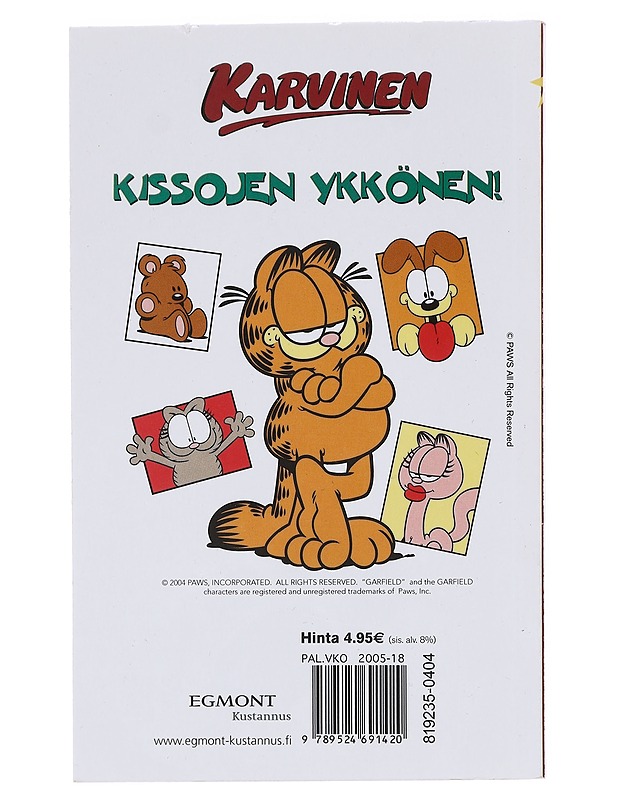 Karvinen : joulupuu on nakerrettu.. - Davis, Jim - Sarjakuvat - 10105574974 - 1