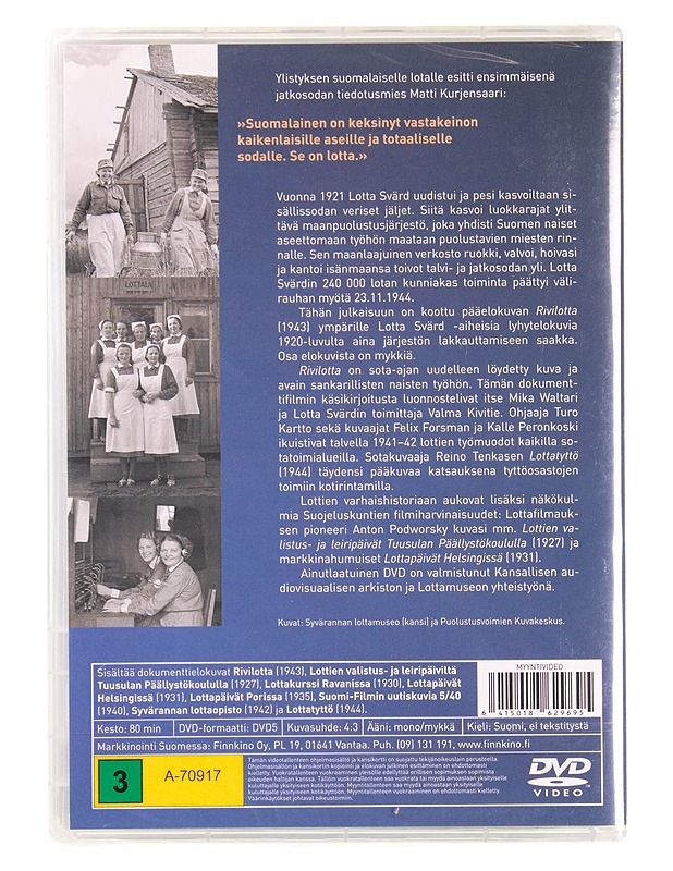 Rivilotta - DVD  - DVD-elokuvat - 10105574985 - 1