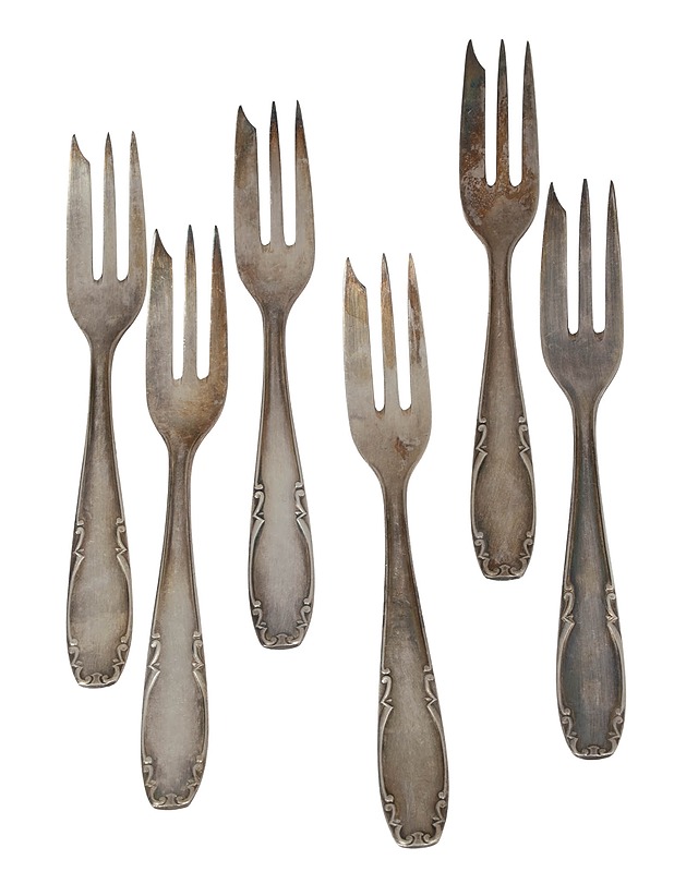 Vintage haarukat, 6 kpl - Aterimet - 10105574995 - 0