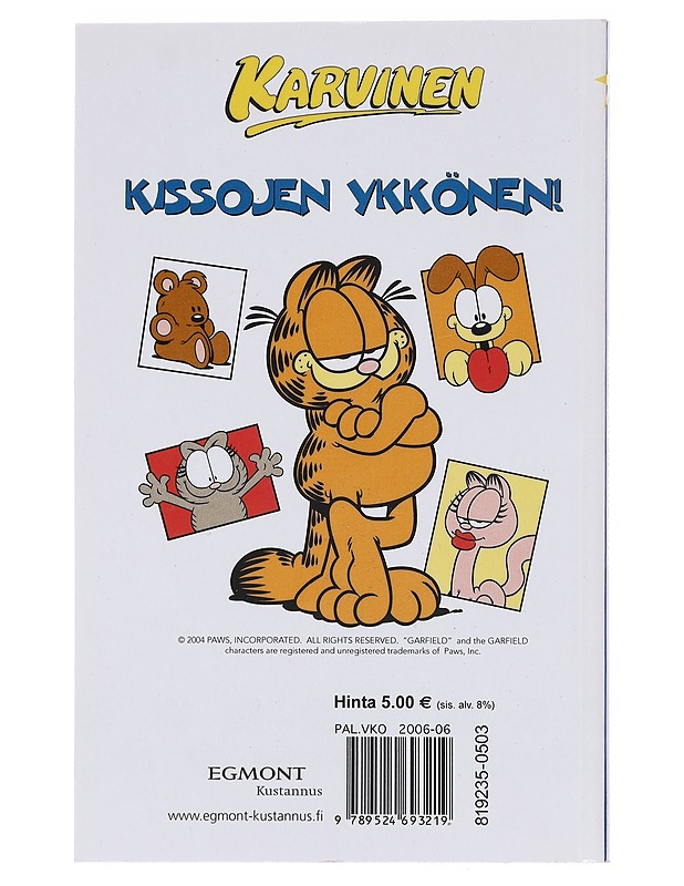 Karvinen : kanavapujottelun kutsu - Davis, Jim - Sarjakuvat - 10105574998 - 1