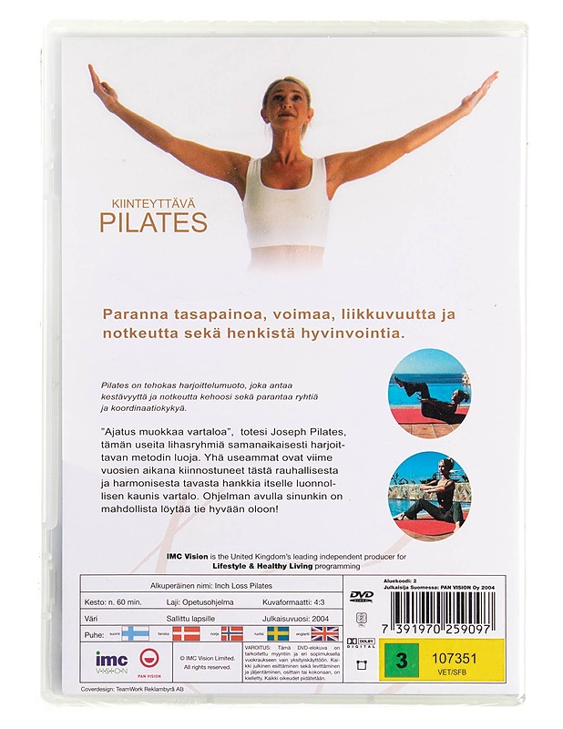 Kiinteyttävä pilates - DVD  - DVD-elokuvat - 10105575000 - 1
