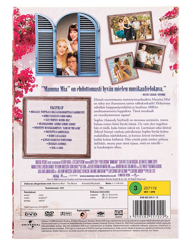 Mamma Mia! - DVD - DVD-elokuvat - 10105575005 - 1