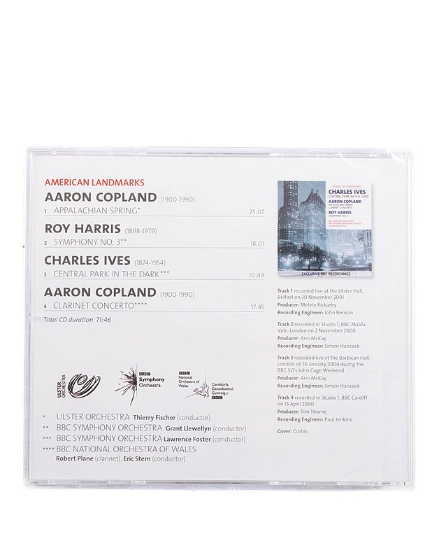 Copland, Ives ja Harris - Volume 15, Number 2 - CD - Musiikki ja elokuvat - 10105575009 - 1