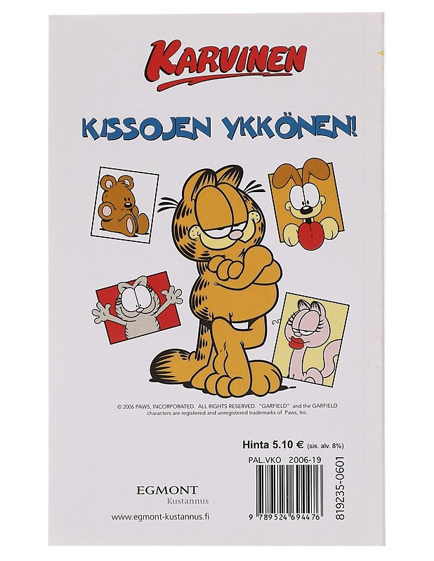 Karvinen : kuuma koira ranskalaisilla - Davis, Jim - Sarjakuvat - 10105575013 - 1