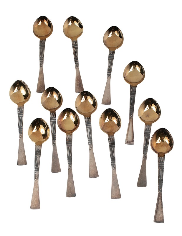 Vintage kahvilusikat, 12 kpl - Aterimet - 10105575016 - 0