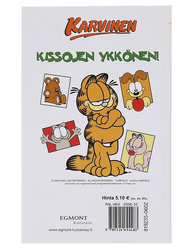 Karvinen : kaksi kaverusta - Davis, Jim - Sarjakuvat - 10105575018 - 1