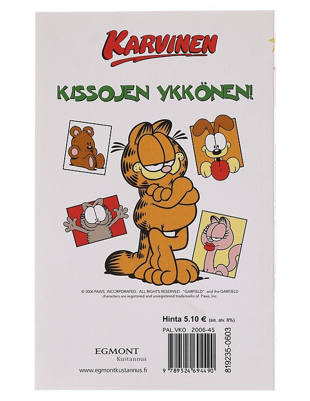 Karvinen : Koiruuksia kerrakseen - Jim Davis - Sarjakuvat - 10105575023 - 1