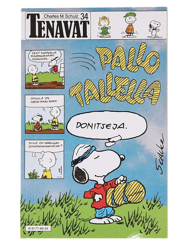  Tenavat n:o 34 Pallo tallella - Charles M. Schulz - Sarjakuvat - 10105575046 - 0