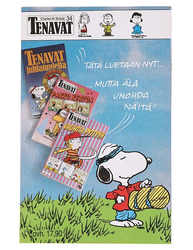  Tenavat n:o 34 Pallo tallella - Charles M. Schulz - Sarjakuvat - 10105575046 - 1