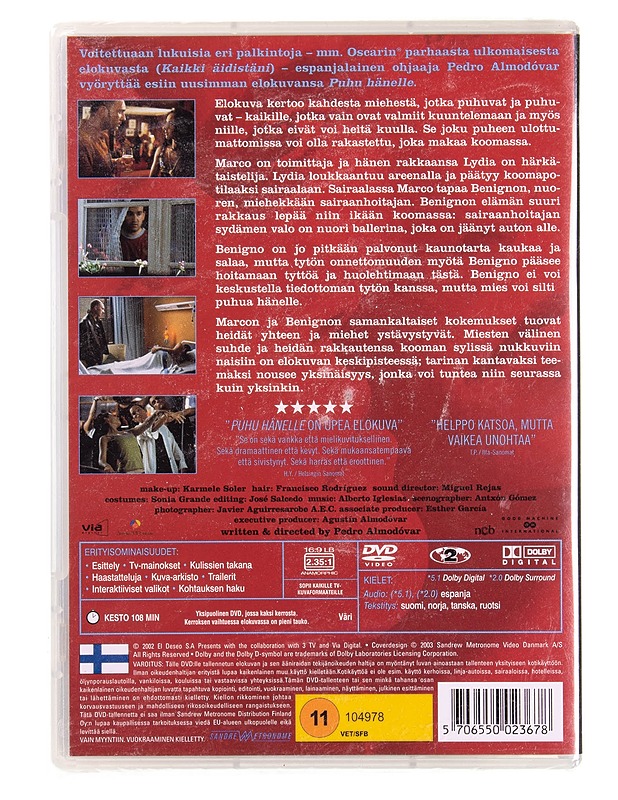 Puhu hänelle - DVD  - DVD-elokuvat - 10105575057 - 1