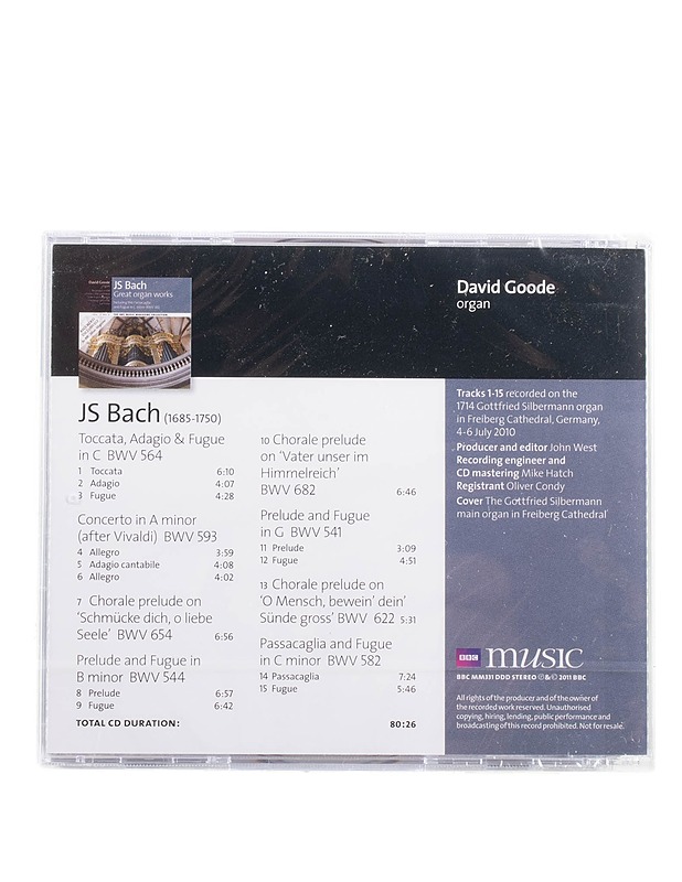 JS Bach - Volume 19, number 8 - CD - Musiikki ja elokuvat - 10105575073 - 1