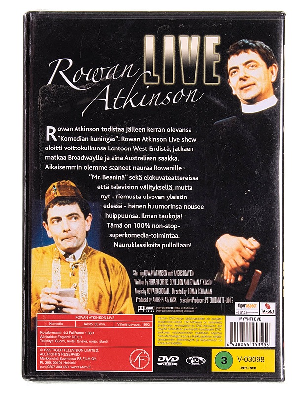 Rowan Atkinson Live - DVD - DVD-elokuvat - 10105575079 - 1