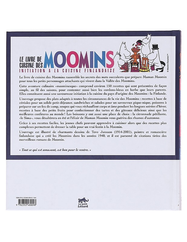 Le livre de cuisine des Moomins : initiation a? la cuisine Finlandaise - Malila, Sami - Romaanit ja novellit - 10105575099 - 1