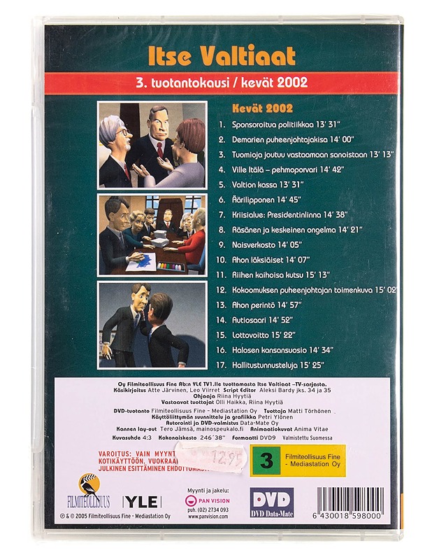 Itsevaltiaat Arkistojen aarteita - DVD  - DVD-elokuvat - 10105575106 - 1