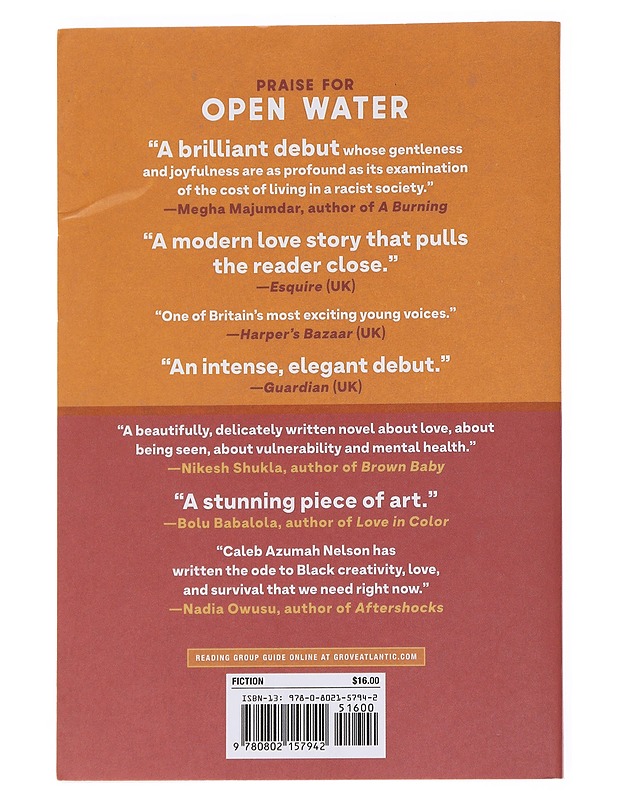Open Water - Caleb Azumah Nelson - Romaanit ja novellit - 10105575140 - 1