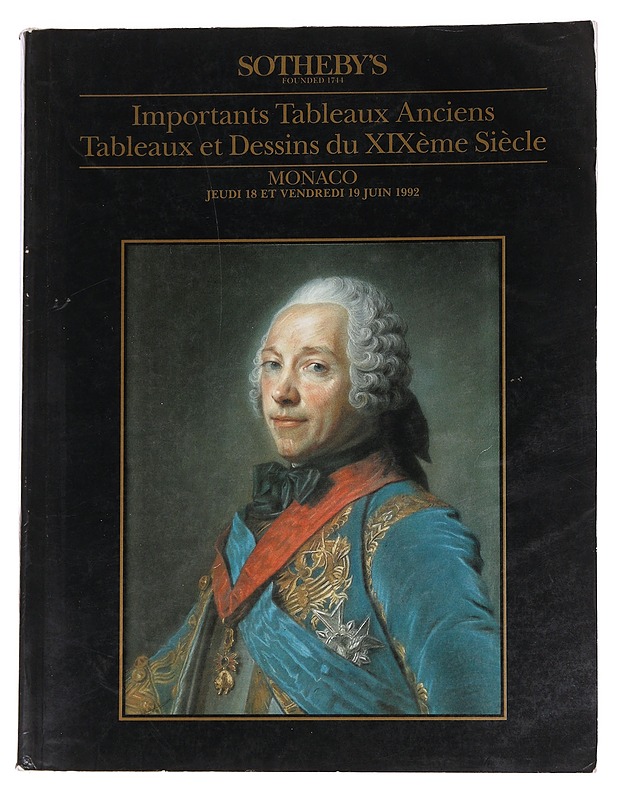 Importants Tableaux Anciens Tableaux et Dessins du XIXeme Siecle - Sothebys - Taide- ja kulttuurikirjat - 10105575180 - 0