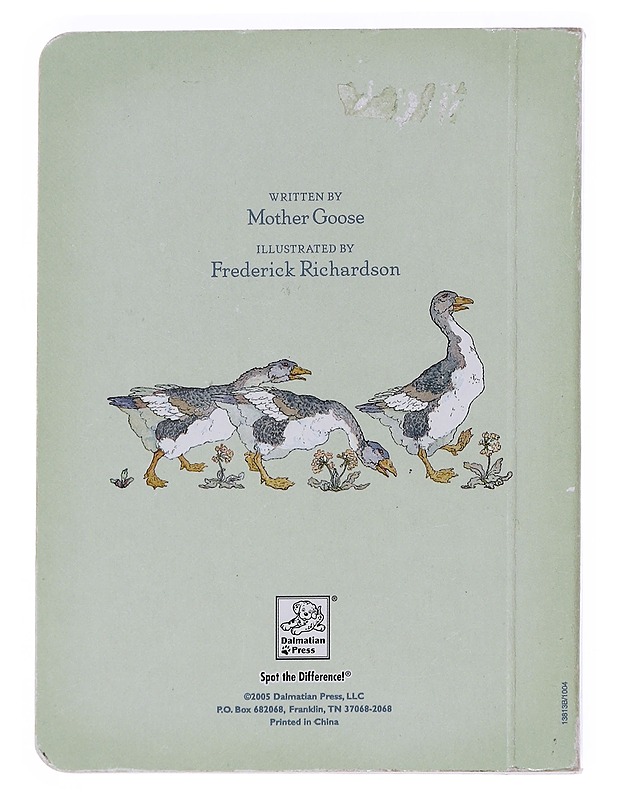 Hey, Diddle Diddle - Mother Goose - Lastenkirjat - 10105575202 - 1
