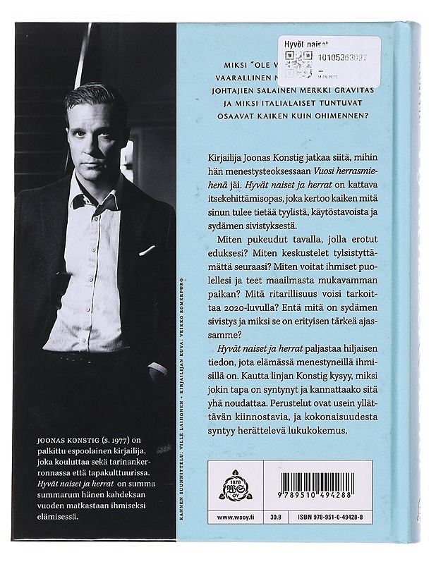 Hyvät naiset & herrat : tyyli, käytös ja sydämen sivistys - Joonas Konstig - Tietokirjat ja oppaat - 10105575201 - 1