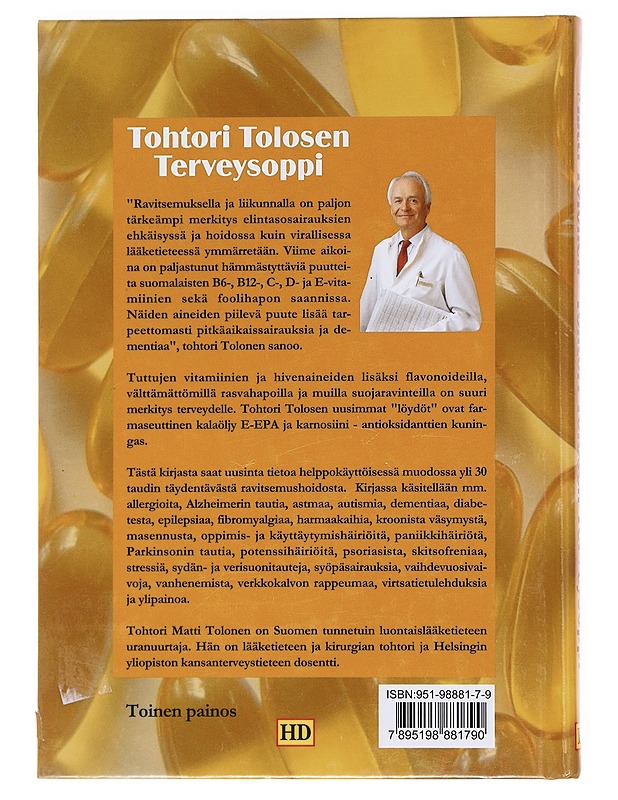Tohtori Tolosen terveysoppi - Matti Tolonen - Tietokirjat ja oppaat - 10105575209 - 1