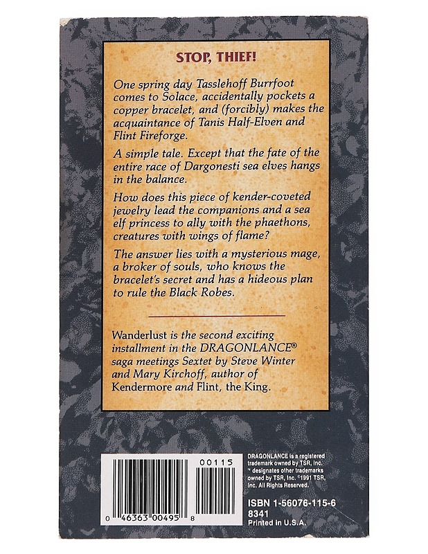 Wanderlust: The Meetings Sextet Volume Two - Mary Kirchoff & Steve Winter - Romaanit ja novellit - 10105575221 - 1