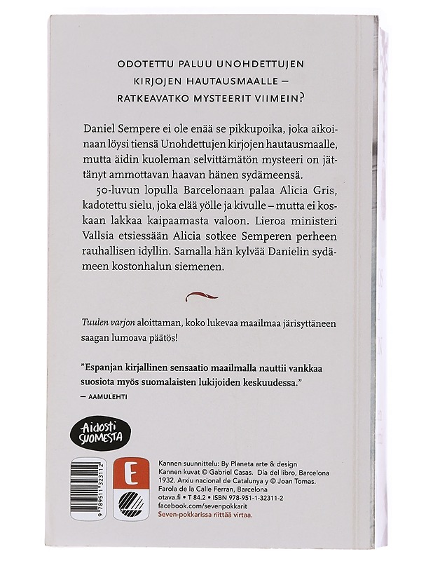 Henkien labyrintti - Ruiz Zafón, Carlos - Romaanit ja novellit - 10105575231 - 1