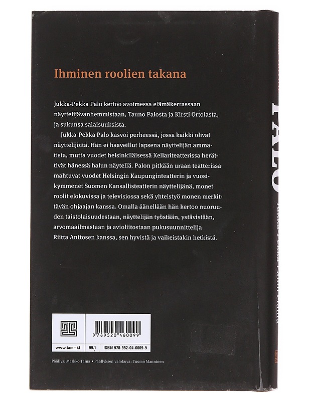 Palo : Jukka-Pekka Palon elämä - Liisa Talvitie - Elämäkerrat ja muistelmat - 10105575232 - 1
