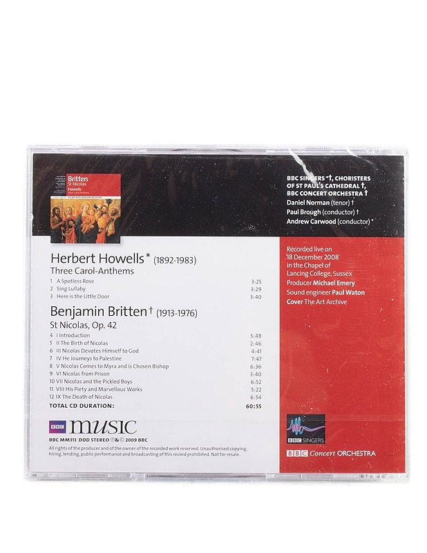 Britten - St nicolas - CD - Musiikki ja elokuvat - 10105575303 - 1