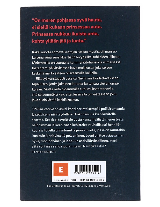 Pahan verkko - Max Seeck - Romaanit ja novellit - 10105575308 - 1