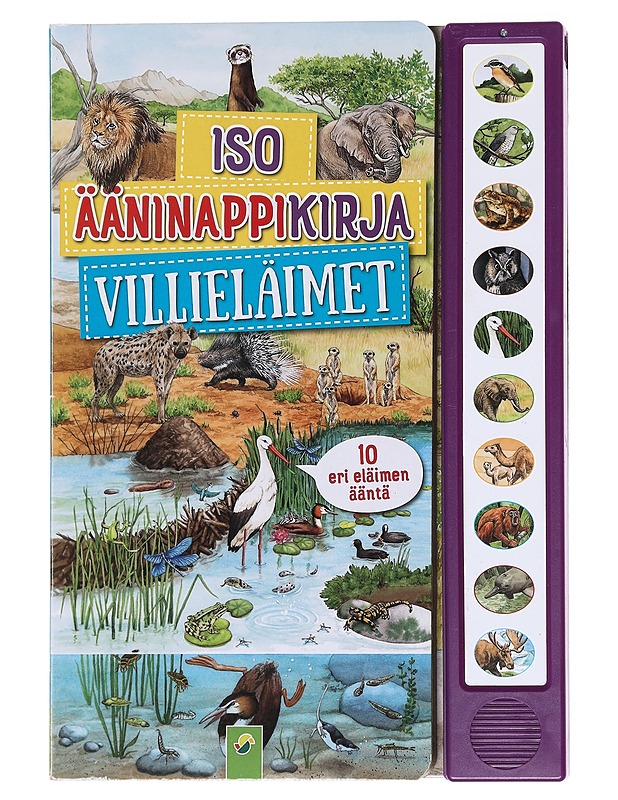Iso ääninappikirja villieläimet - Pirkko Roinila - Lastenkirjat - 10105575306 - 0