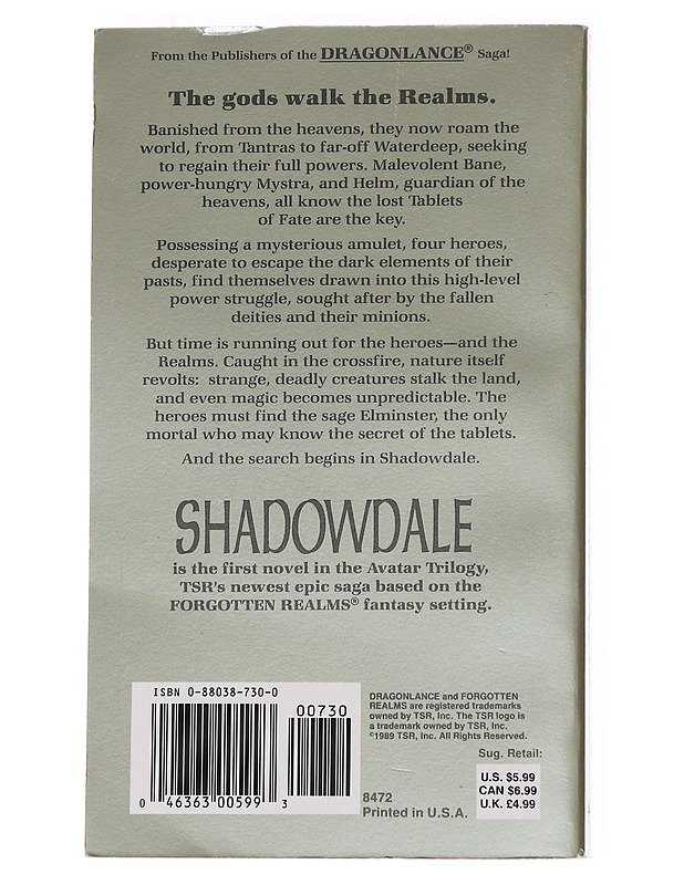 Shadow Dale - Richards Awlinson - Romaanit ja novellit - 10105575319 - 1