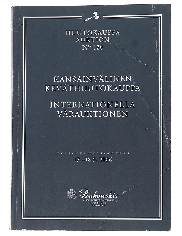 Huutokauppa No 128 - Bukowskis - Harrastekirjat - 10105575353 - 0