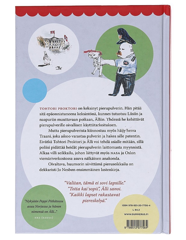 Tohtori Proktorin pierupulveri - Nesbø, Jo - Lastenkirjat - 10105575369 - 1