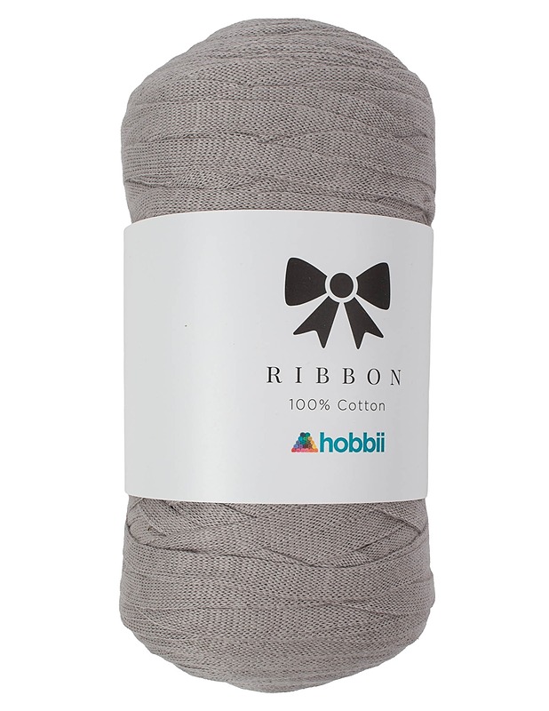 HOBBII Ribbon harmaa vyötelanka, 250g  - Käsityö - 10105575379 - 0