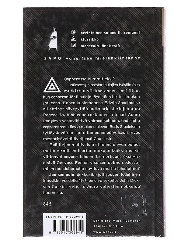 Joutsenlaulu - Crispin, Edmund - Romaanit ja novellit - 10105575394 - 1