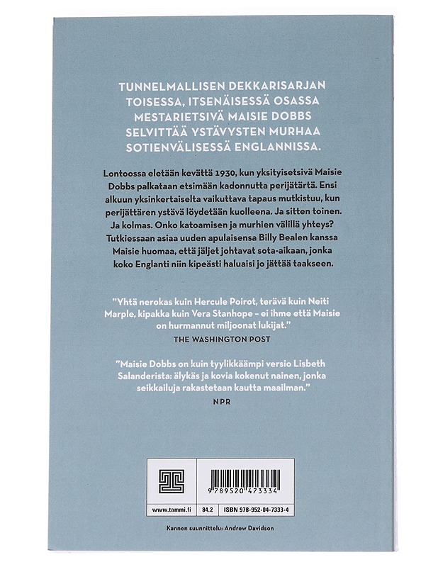 Maisie Dobbs ja valkoisten höyhenten tapaus - Winspear, Jacqueline - Romaanit ja novellit - 10105575414 - 1